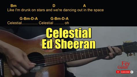 Ed Sheeran Celestial Guitar Chords Cover Youtube