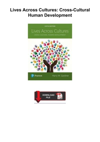 Lives Across Cultures Crosscultural Human Development