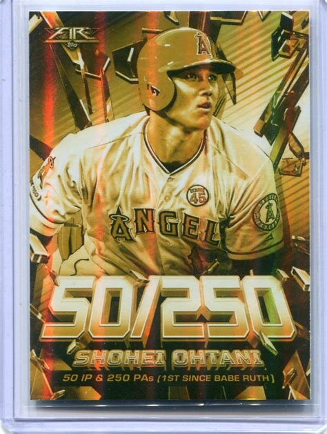 Yahoo オークション 2020 Topps Fire Shattering Stats Gold Minted