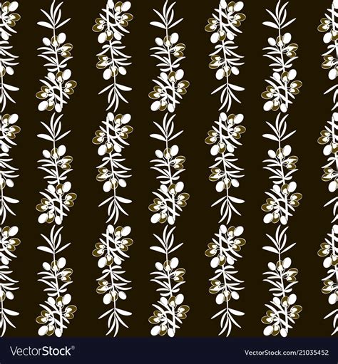 Olive pattern seamless background Royalty Free Vector Image