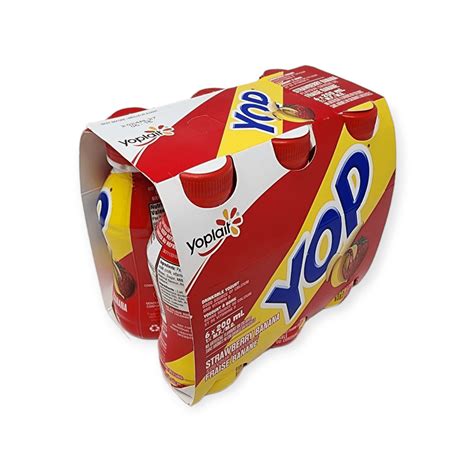 Yoplait Yop Strawberry Banana (6x200mL) – Falcon Essentials