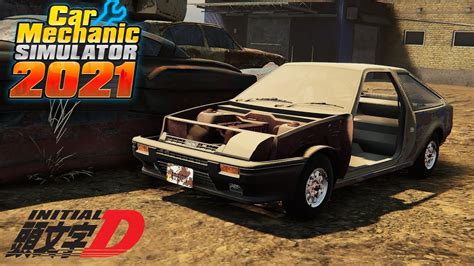 Restoring A Sakura Takumi Toyota AE86 Car Mechanic Simulator 2021