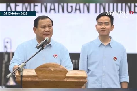 Prabowo Gibran Berangkat Ke Indonesia Arena Dan KPU Kenakan Baju Biru