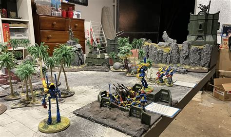 Eldar Vs Space Marines 2nd Ed 40k Battle New Rules Re Combat