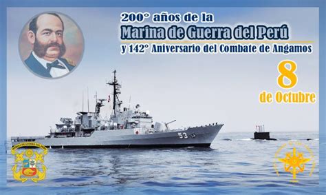 Día de la Marina de Guerra del Perú y Combate de Angamos Escuela