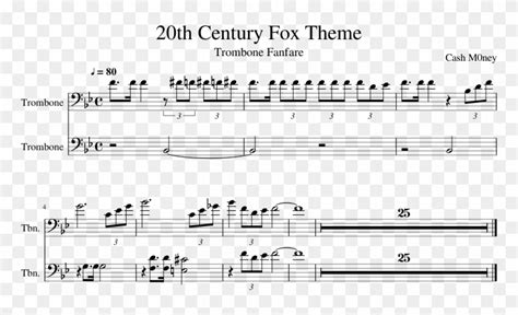 Th Century Fox Fanfare Sheet Music For Violin Viola Off