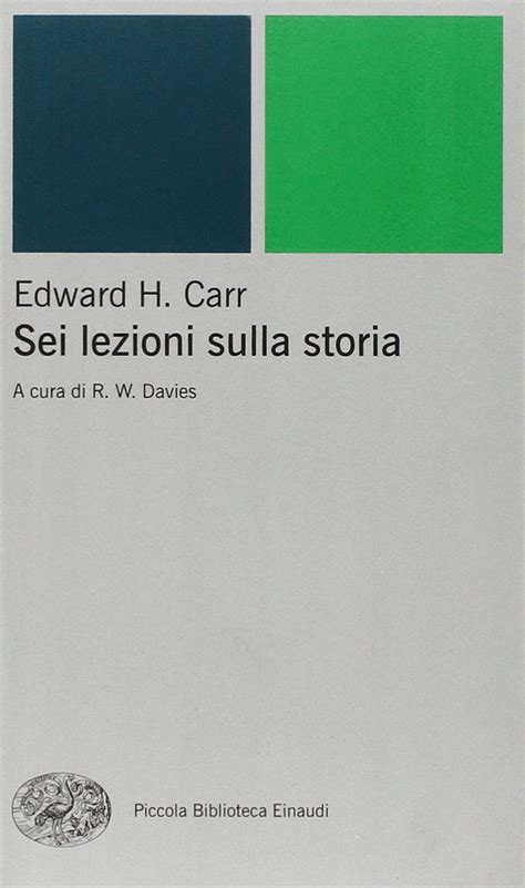 Sei Lezioni Sulla Storia Carr Edward Amazon Books