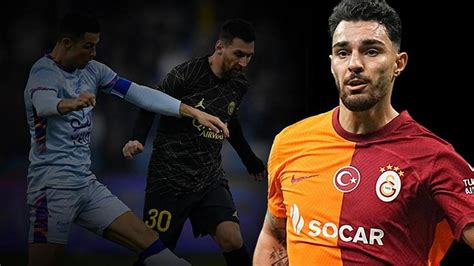 Galatasaray da Kaan Ayhan dan Messi ve Ronaldo sözleri Aynı takımda