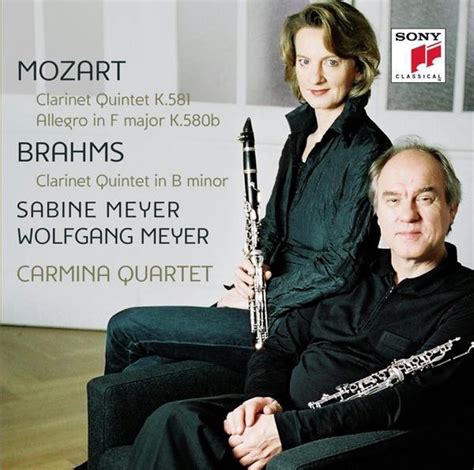 Mozart Clarinet Quintet K 581 Allegro In F Major K 580b Brahms