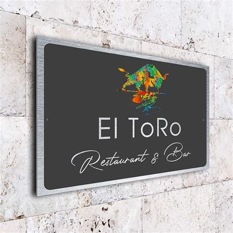 Restaurant Business Sign | Restaurant Sign | Modern Signs | Custom Signs