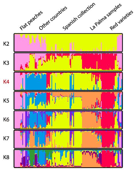 Genetic Diversity of Local Peach (Prunus persica) Accessions from La