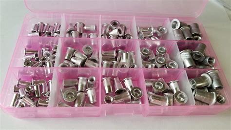 Pcs Aluminum Rivet Nut Kit Rivnut Nutsert Standard Inch Sae