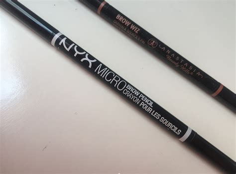 PRODUCT DUPE ALERT: Anastasia Brow Wiz vs. NYX Micro Brow Pencil | Miss Beauty Glam