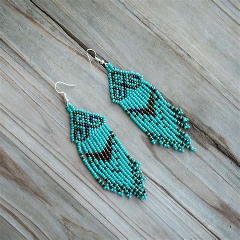 Native Beaded Earrings Etsy Canada