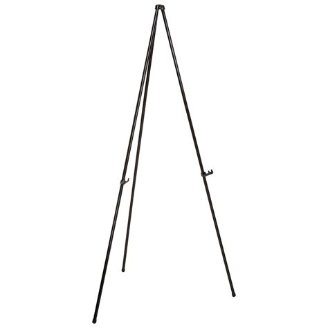 Heavy Duty Easel Stand Black Aluminum Portable 63 1 2 H