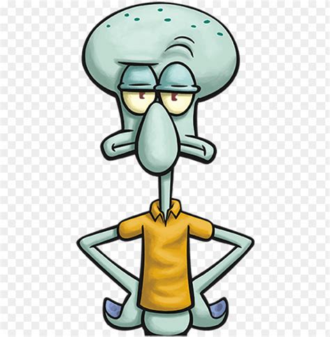 Squidward - Personagens Desenho Bob Esponja PNG Transparent With Clear ...