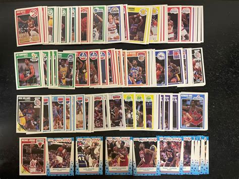 Sold At Auction Fleer Basketball Set With Stickers