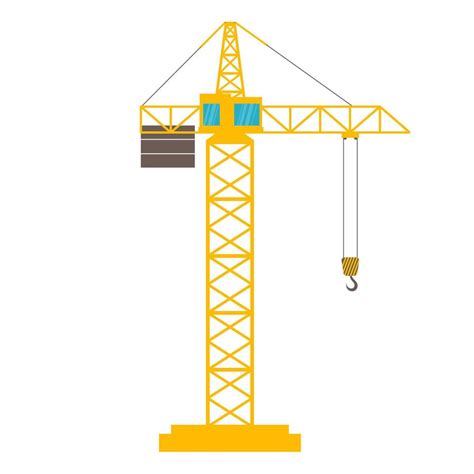 construction crane vector 23206155 Vector Art at Vecteezy