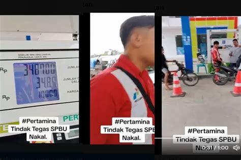 Viral Video Konsumen Di SPBU Tak Terima Perbedaan Nominal Pada Mesin