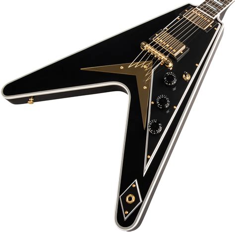 Guitare électrique solid body Gibson Custom Shop Flying V Custom 2019