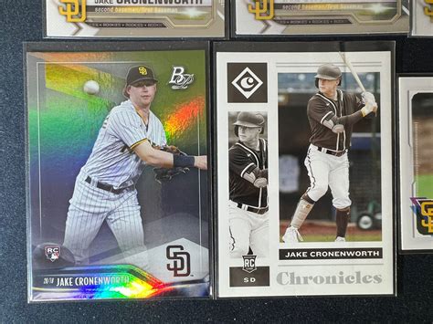 Jake Cronenworth Rookie Rc Bowman Chrome Topps Update Sd