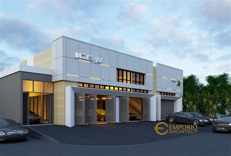 Desain Kantor Modern 2 Lantai PT Global Auto International Di Cakung