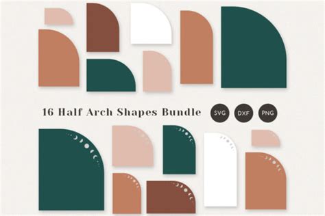 Half Arch Shapes Bundle Graphic By Elinecreative · Creative Fabrica