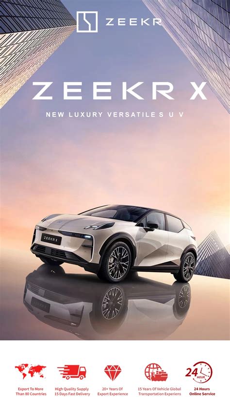 New Energy Vehicles Zeekr X 2023 Compact Suv Pure Electric 560km 5 Door