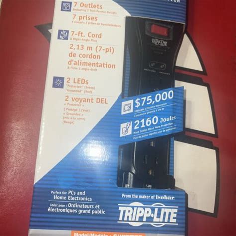 Tripp Lite Super7b Protect It 7 Outlet Surge Protector 7ft Cord 999993051673 Ebay