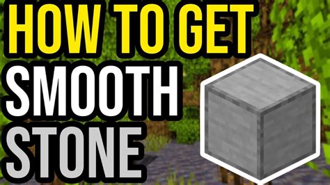 How To Make Smooth Stone In Minecraft Easy Tutorial Youtube