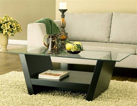 2025 Popular Dark Wood Coffee Tables With Glass Top