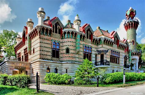 El Capricho De Gaudi View On Black Comillas Cantabria La C Flickr