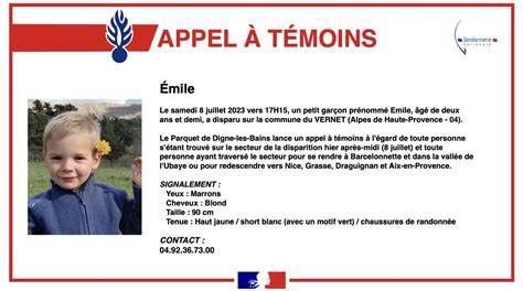 Les infos de 18h Disparition d Émile le garçon de 2 ans et demi