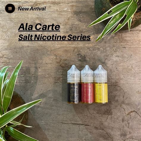 Jual Liquid Ala Carte Series Salt Nic 30ml Shopee Indonesia