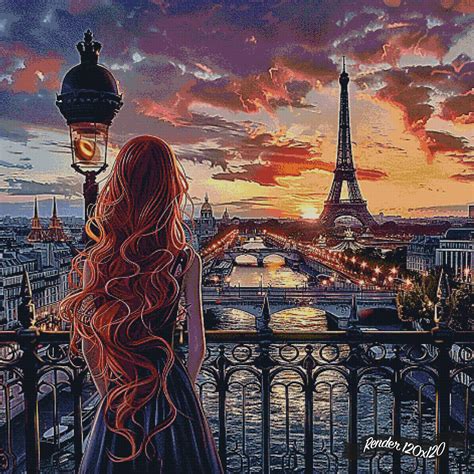 The City Of Love ©Artifey – The One With The Diamond Art