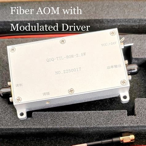 Quantum Computing Aom 780nm Fiber Coupled Acousto Optic Modulator