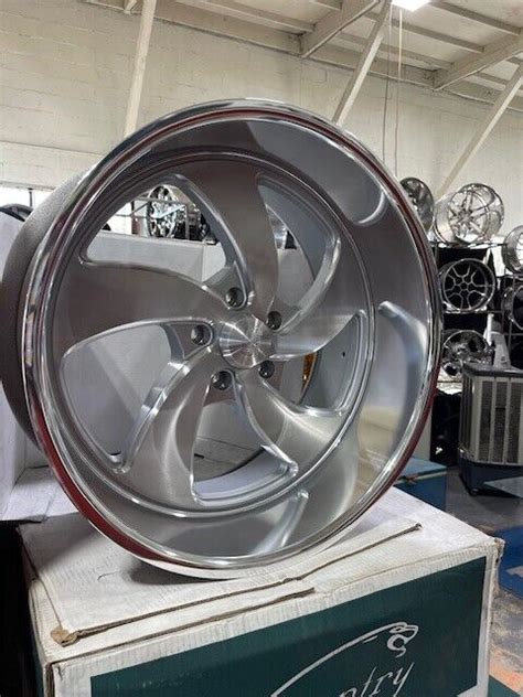 22 US MAGS DESPERADO STAGGERED 22x8 5 22X10 5 WHEEL C10 C 10 BRUSHED