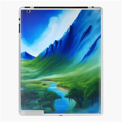 Funda y vinilo para iPad La ubicación es una frontera natural en el