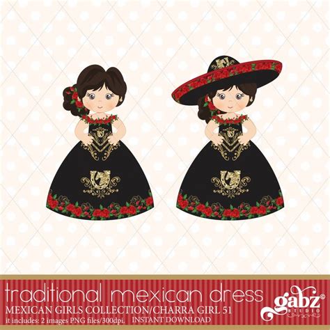 Mexican Girl Fifteen Party Sweet Sixteen Clipart Birthday Etsy Clip