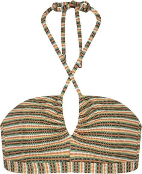 Beachlife Wired Bikini Top Dames Groen Dessin Bol