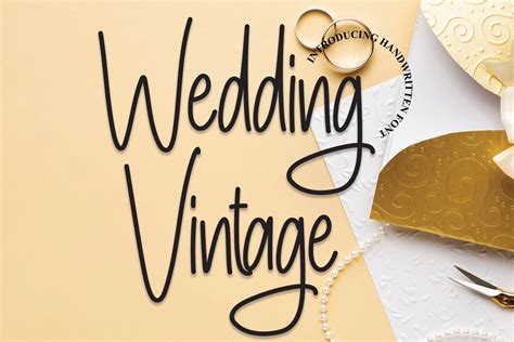 Wedding Vintage Regular | PREMIUM Font