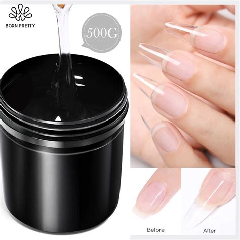 Born Pretty Gel Transparent Pour Extension D Ongles G Cr Me De