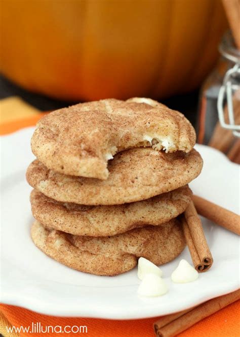 White Chocolate Pumpkin Spice Snickerdoodles