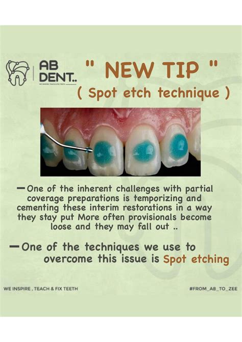 SOLUTION: Spot etch technique - Studypool