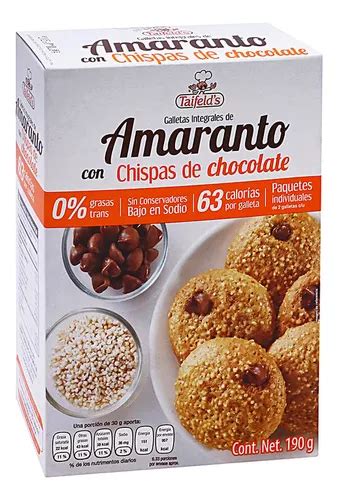 Taifelds Galleta De Amaranto Con Chispas De Chocolate