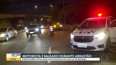 Vídeo Motorista De Aplicativo é Baleado Após Arrastão No Ipiranga