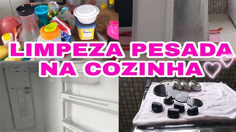 LIMPEZA PESADA NA COZINHA LIMPEI TODA GELADEIRA Limpezapesada