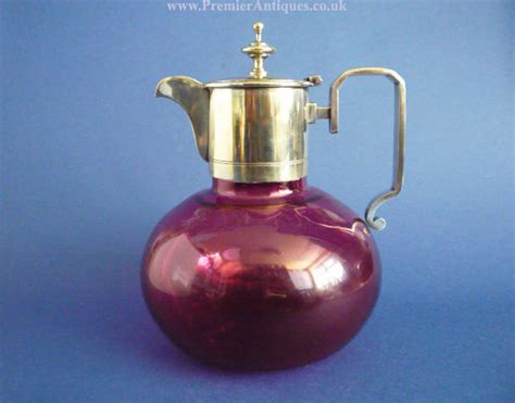 Premier Antiques Antique Victorian Cranberry Glass