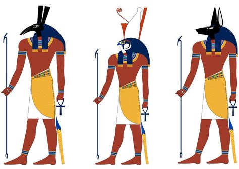 Image Set Horus and Anubis - Free printables - Img 12450.