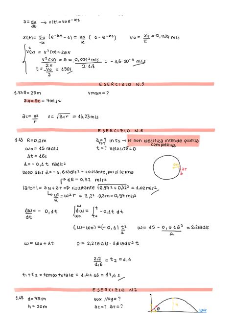 Solution Esercizi Generali Di Fisica Studypool